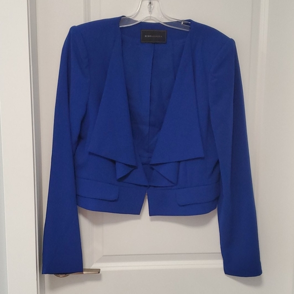 BCBG Royal Crop Blazer size L - Picture 1 of 6